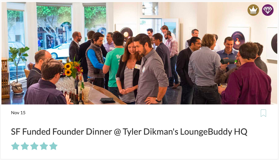 sf funder dinner tyler dikman